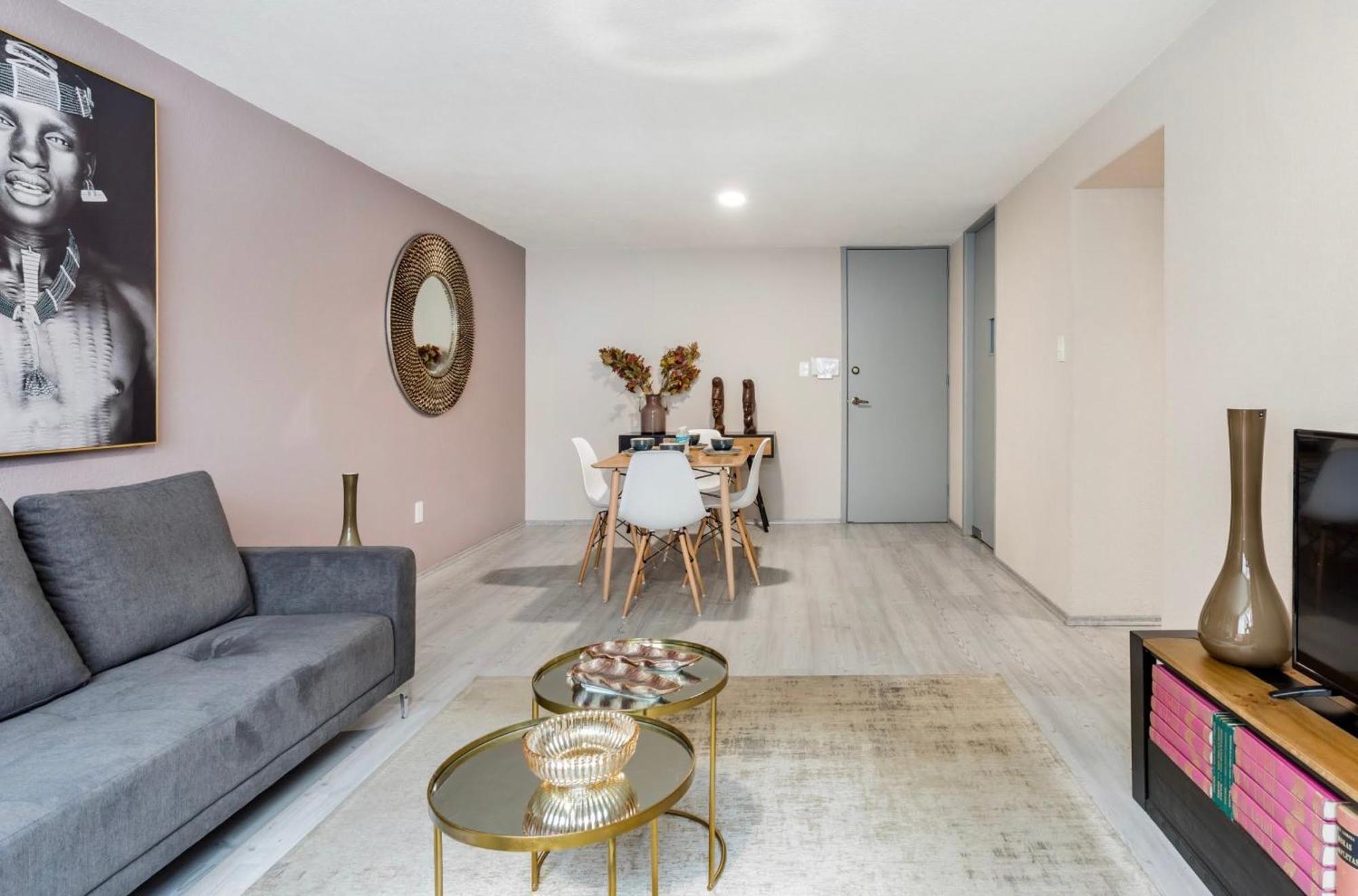 Cozy Roma Norte Flat - Parking- Wifi - Sleeps 6 Mexico by Eksteriør bilde