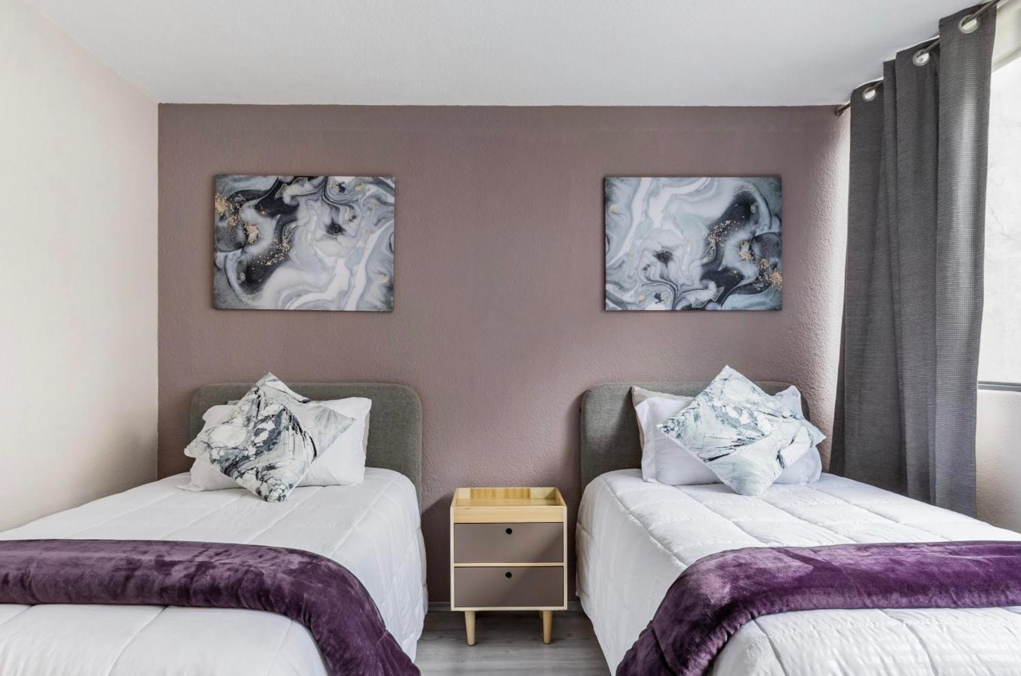 Cozy Roma Norte Flat - Parking- Wifi - Sleeps 6 Mexico by Eksteriør bilde